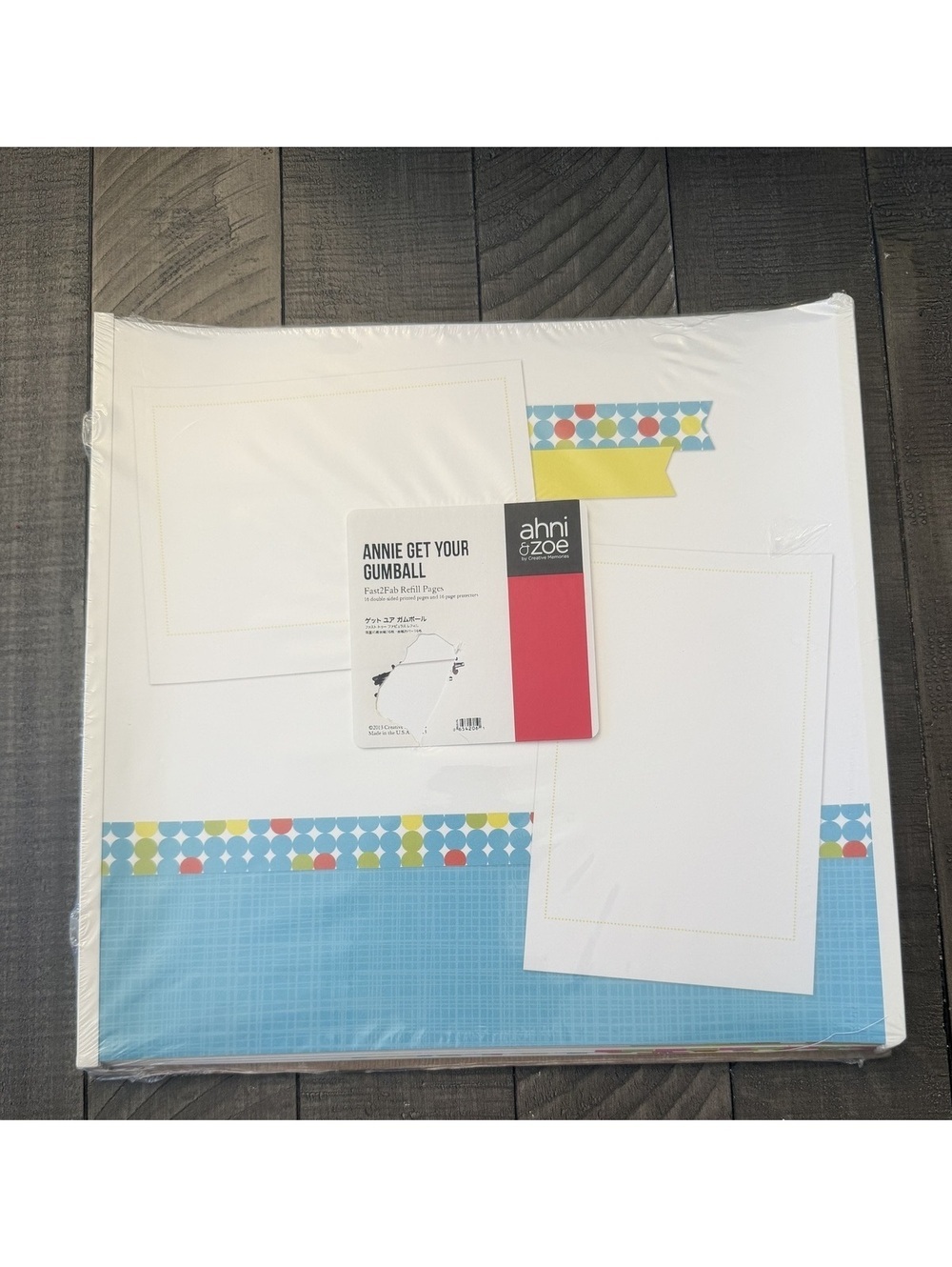 Creative Memories Annie Get Your Gumball Fast2Fab Refill Pages